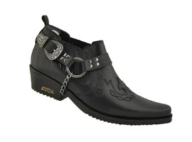 4492-07 черная кожа + черная рептилия (имитация)