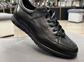 9751-707 черный , натуральная  кожа, байка