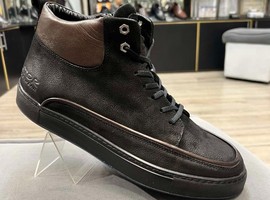 9786-78 черные, натуральная кожа, байка