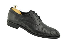 15993-9145 черные, натуральная кожа(перфорация)