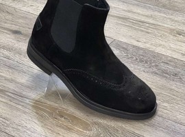 19940 -75. черный , натуральная кожа , байка ,  каучук