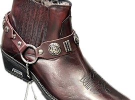 65-08 бордовый, натуральная кожа, натуральный мех,