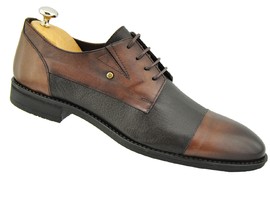 19673-9145 коричневый, без подклада, подошва-каучук