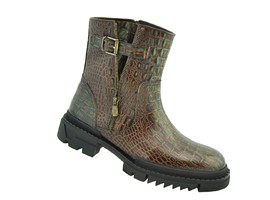 Казаки 16206-7447 коричневый (крокодил)